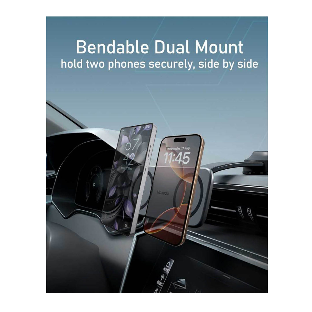 Moxedo Duo Magnetic Phone Mount / Holds 2 Phones