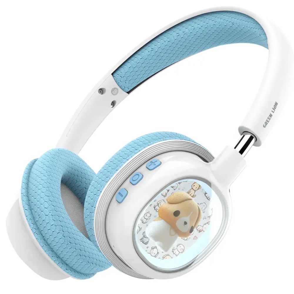 Green Lion Gk-600 Kids Wireless Headphones-Blue