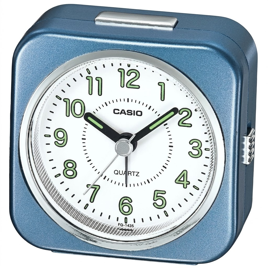 Casio Analog Table Alarm Clock Tq-143S-2Df-Blue