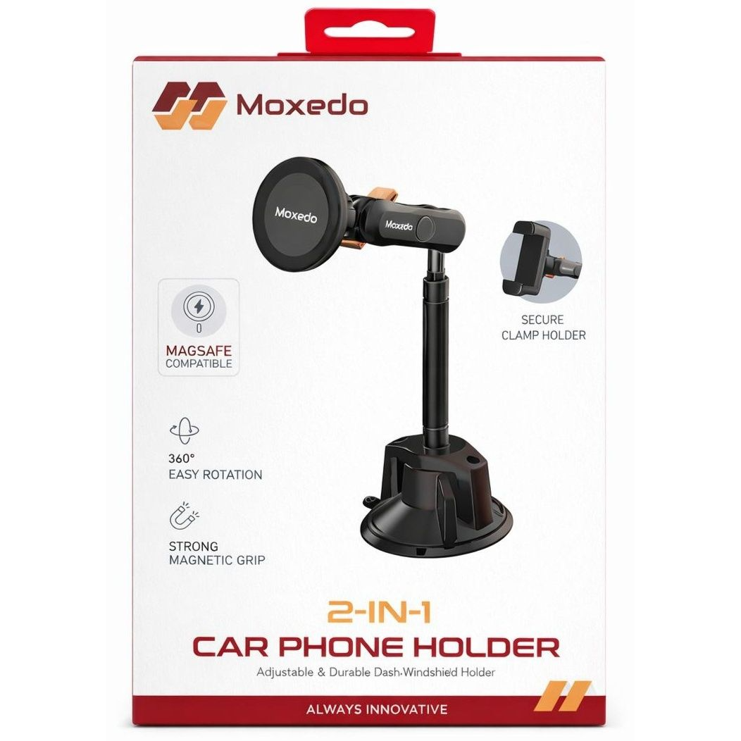 Moxedo 2-In-1 Car Phone Holder Adjustable Mx-Cm077