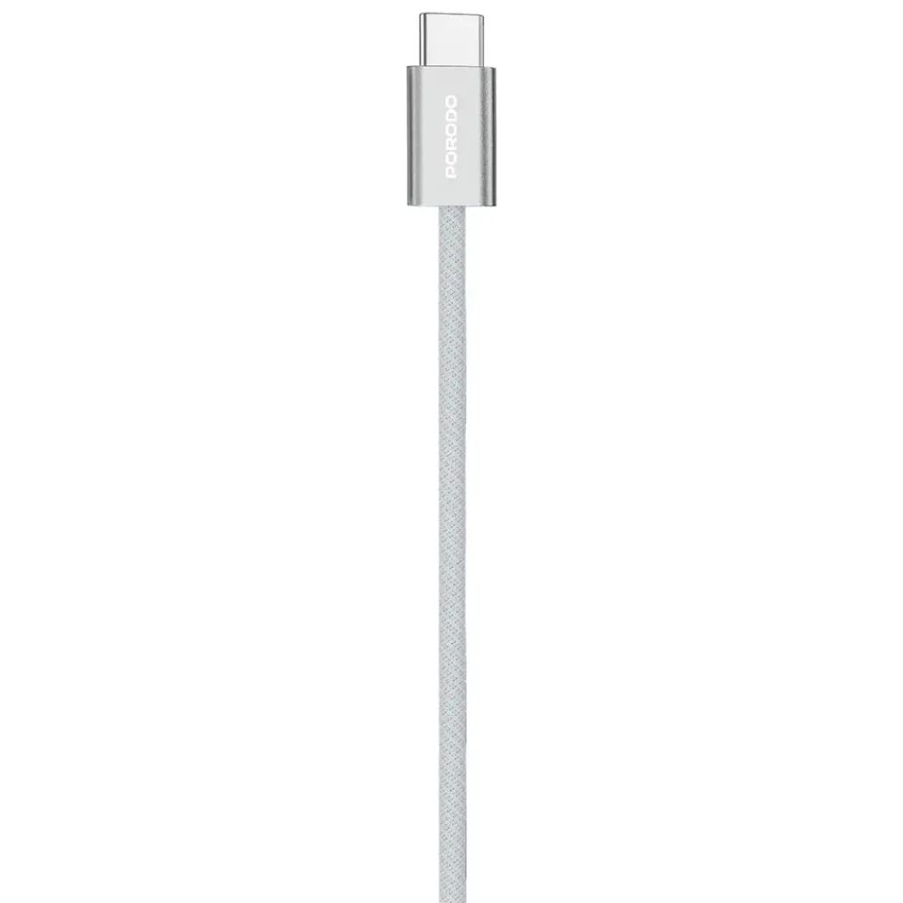 Porodo High-Speed Usb-C Braided Cable Charging & Data Transfer