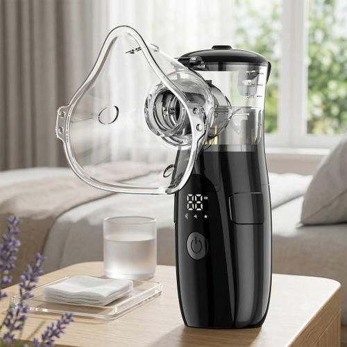 Moxedo Portable Mesh Nebulizer For Adults & Children Black (Mx-Mn004)