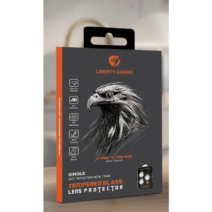 Camera Lens Protector Silver Titanium 17 Pro / 17Pro Max