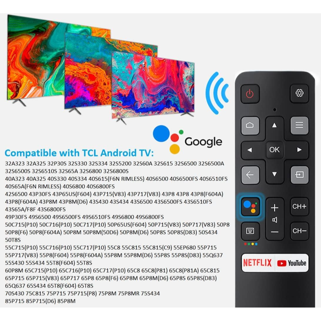 Tcl Smart Tv Remote Control Rm-Tc96