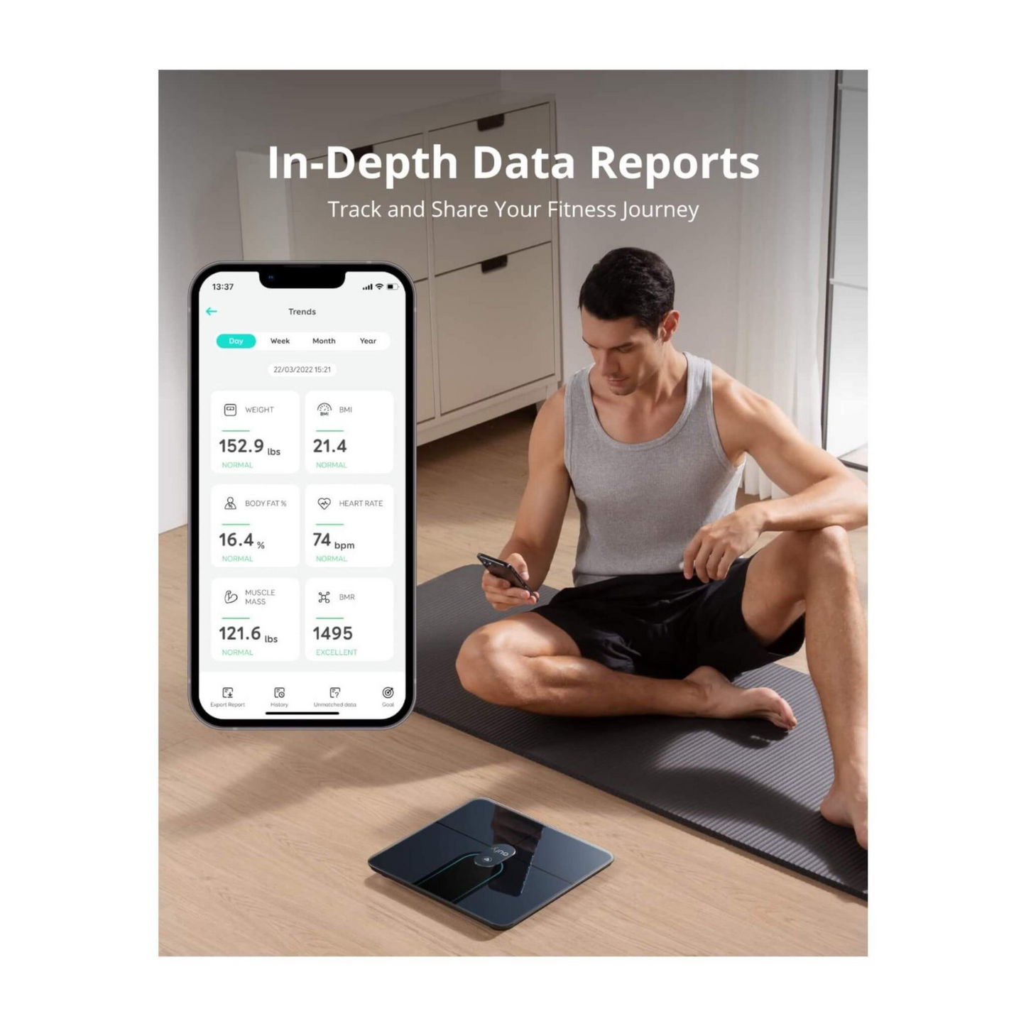 Eufy By Anker Smart Scale P2 Pro 180Kg-Black