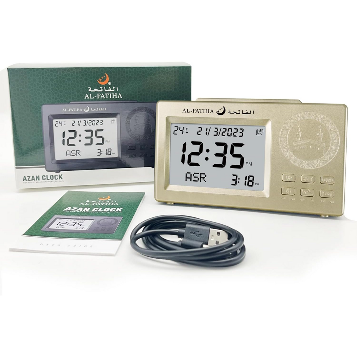Azan Islamic Digital Table Clock Faj-106