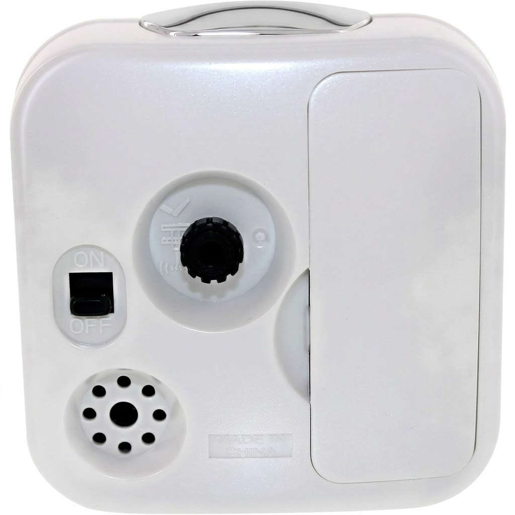Casio Table Alarm Clock With Light White Tq142-7Df-White