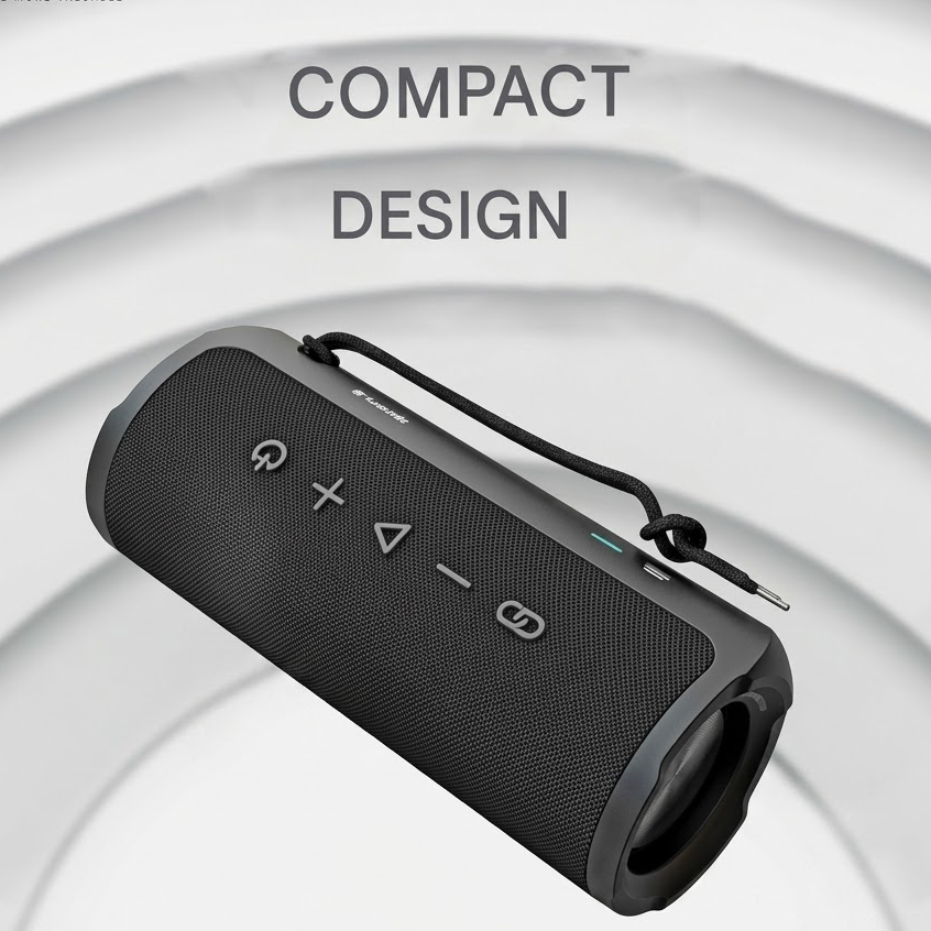 Hifuture Ripple Ipx7 Portable Wireless Speaker Black