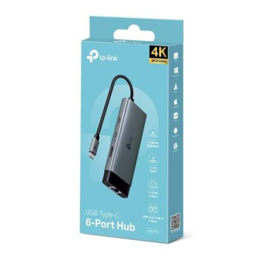 Tp-Link Usb Type-C 6 In 1 Hub Uh6120C