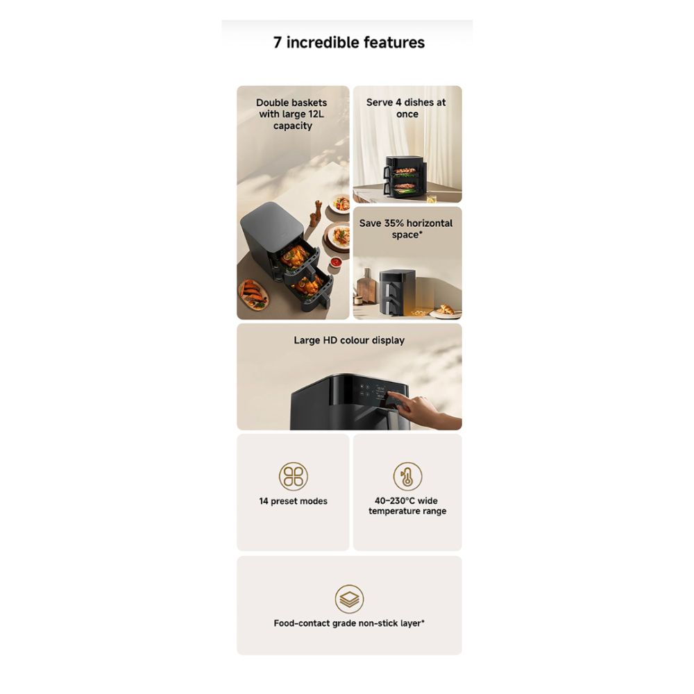 Xiaomi Dual Zone Air Fryer 12L Uk