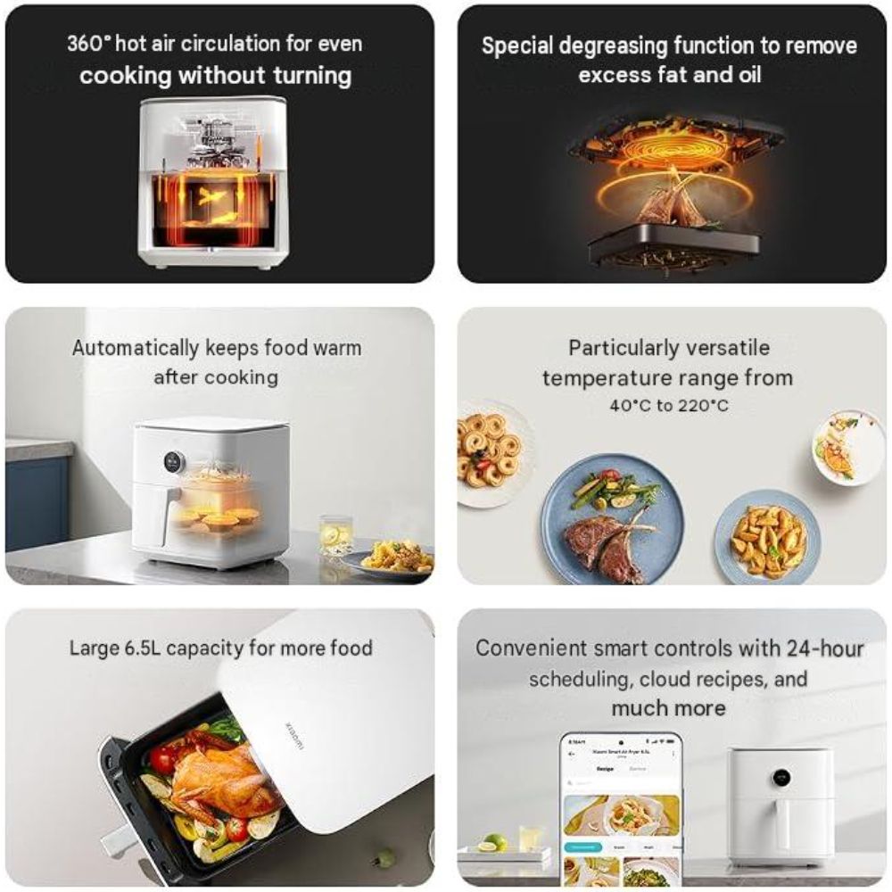 Xiaomi Smart Air Fryer 6.5L White Gb