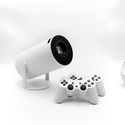 Smartbarry Ht5Plus Android Projector With 2 Game Pad 4K Hdr