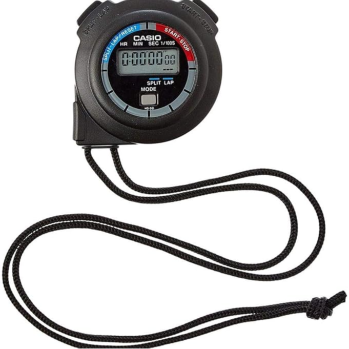 Casio Digital Dial Synthetic Band Stop Watch Hs-3