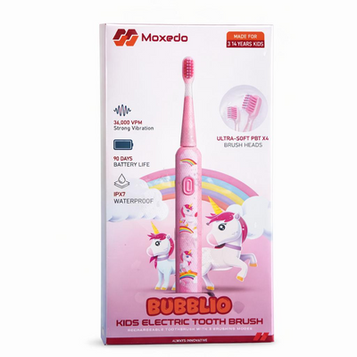 Moxedo Bubblio Kids Electric Toothbrush Rechargeable