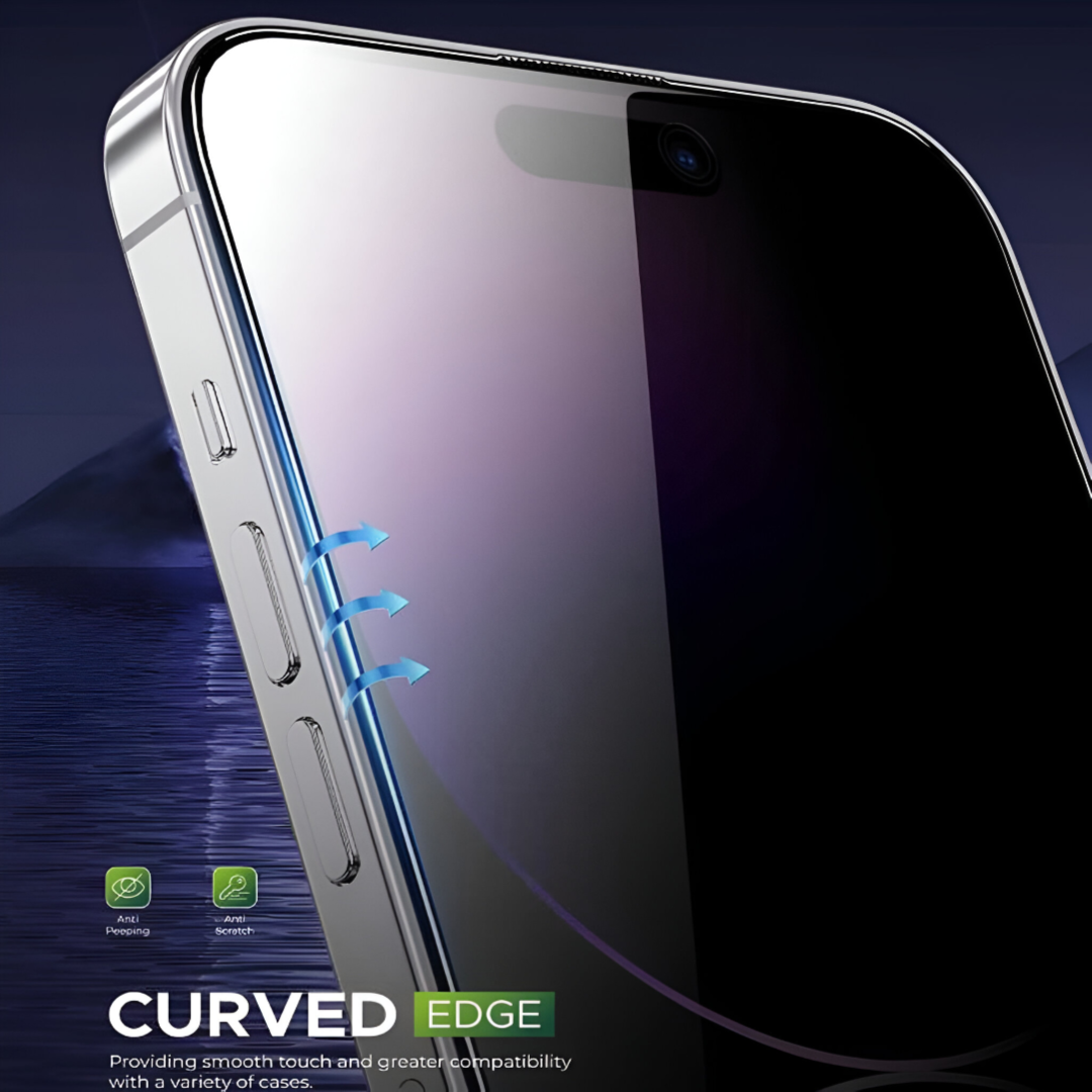 Tempered Glass Iphone 15 Pro 5D Privacy