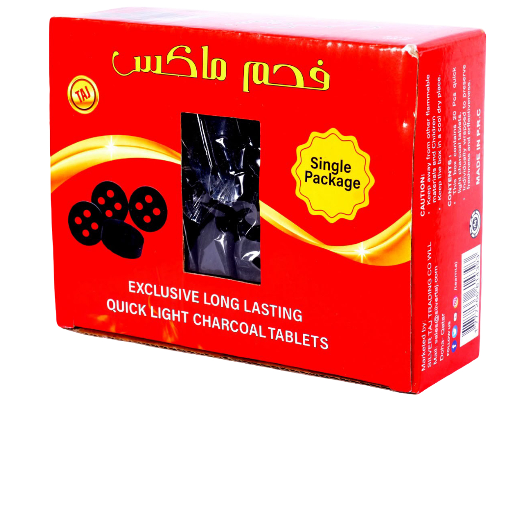 Max Quick Lighting Charcoal 50Mm 20Pcs