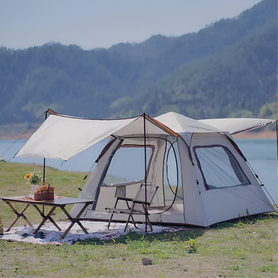 2In1 Sunroof Camping Tent 210*210*140Cm