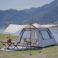 2In1 Sunroof Camping Tent 210*210*140Cm