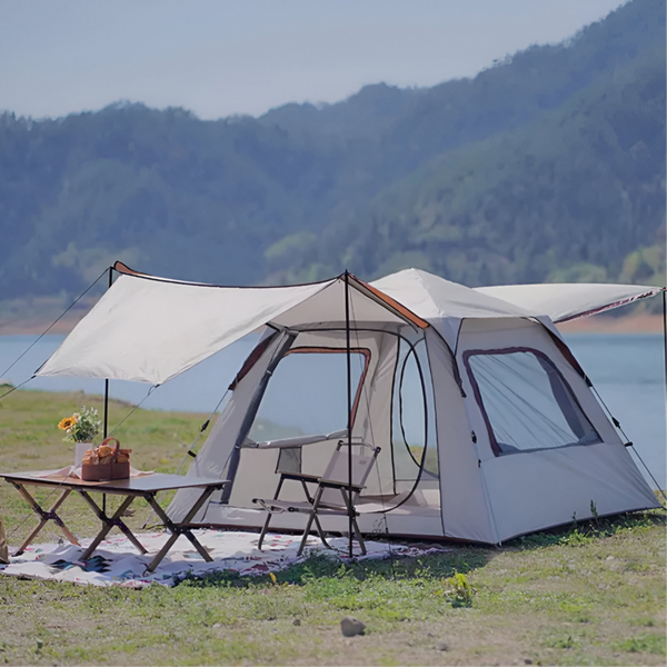 2In1 Sunroof Camping Tent 210*210*140Cm