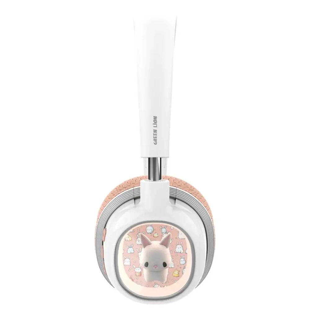 Green Lion Gk-600 Kids Wireless Headphones-Pink