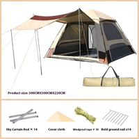 Portable Camping Tent Square 3M*3M