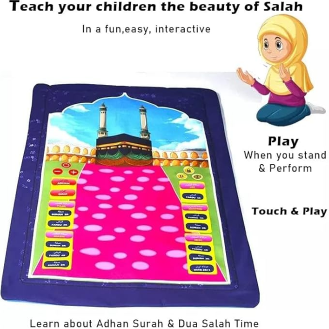 Umeox Educational Prayer Mat For Kids