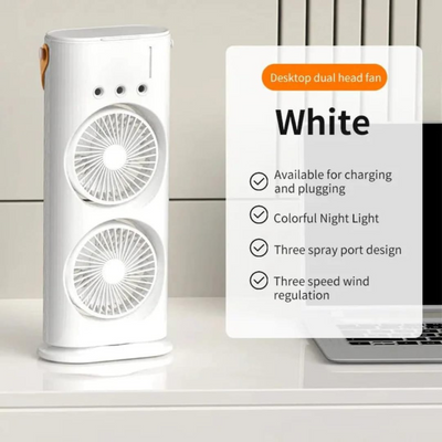 Portable Double Ended Desk Spray Fan