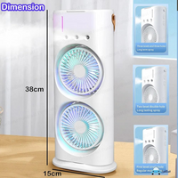 Portable Double Ended Desk Spray Fan