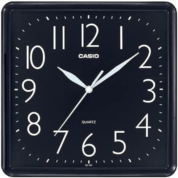 Casio Wall Analog Clock Square Iq06-1Df - Black