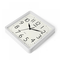 Casio Wall Analog Clock Square Iq06-1Df - White