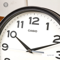 Casio Wall Analog Clock Round Iq151-5Df - Black
