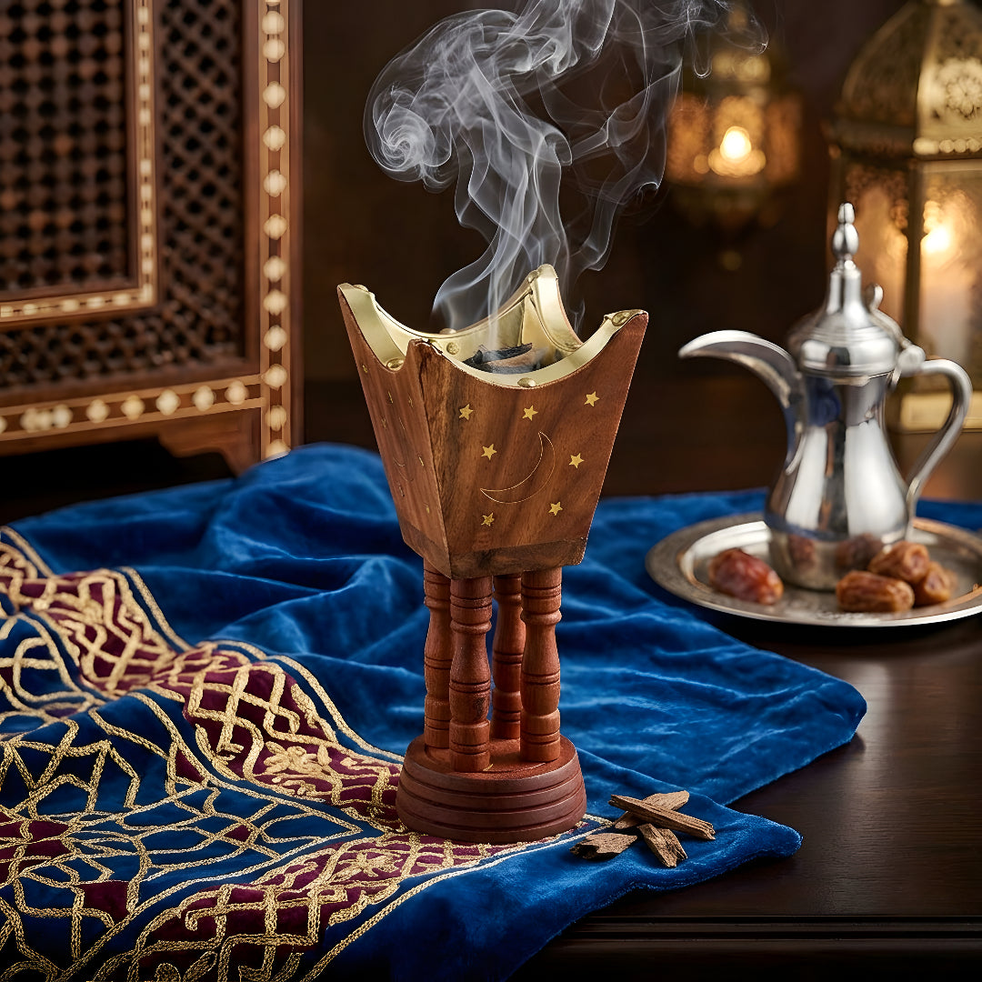 Wooden Bukhoor Incense Burner Wld-7161