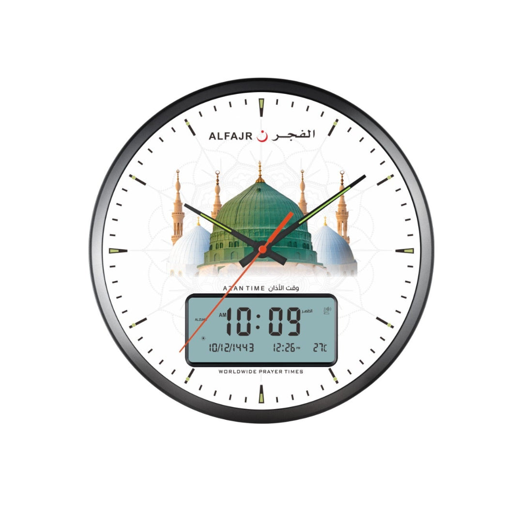 Al-Fajr Azan Clock Ca-23-Makkah - White