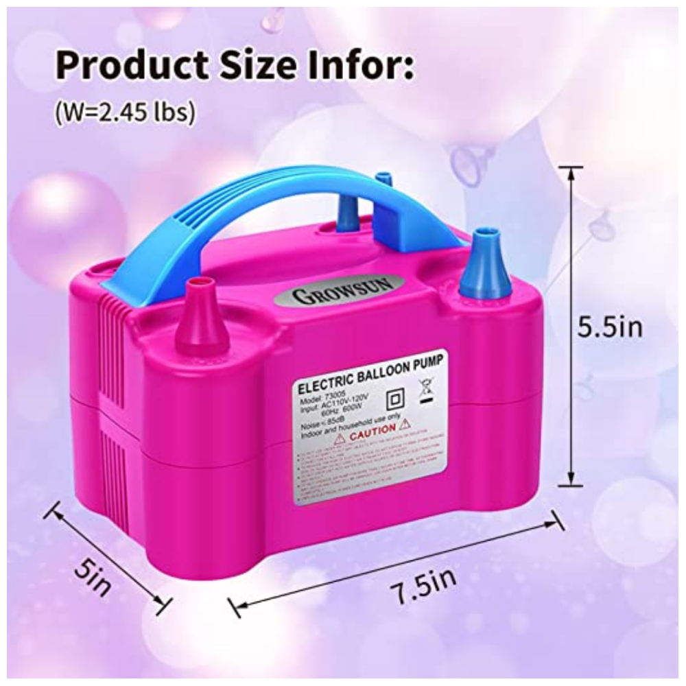 Electric Balloon Pump Dual Nozzle 220V
