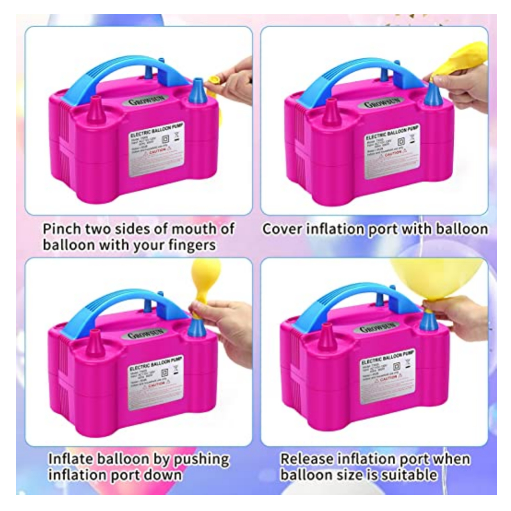 Electric Balloon Pump Dual Nozzle 220V