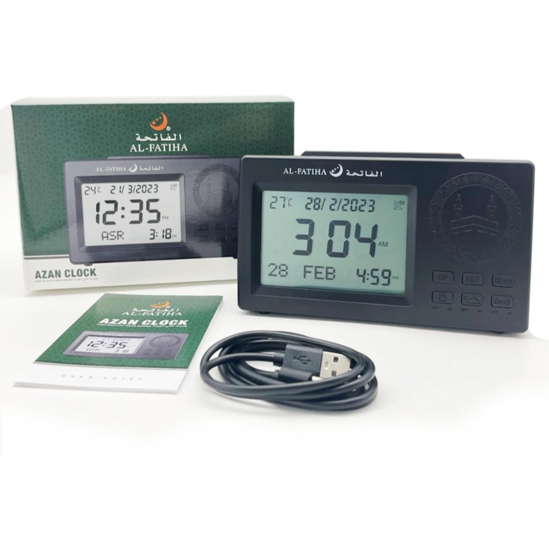 Azan Islamic Digital Table Clock Faj-106