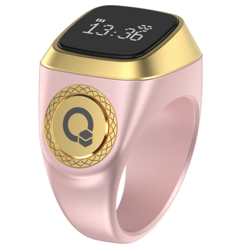 Smart Tasbih Zikr Ring - Pink