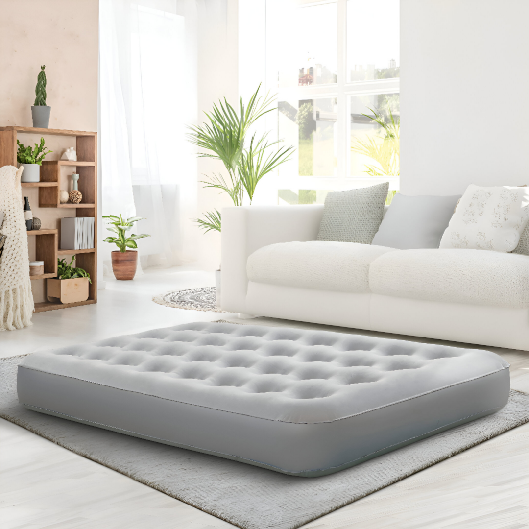 Inflatable Bed Double Side - Grey