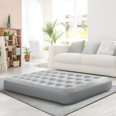 Inflatable Bed Double Size Grey