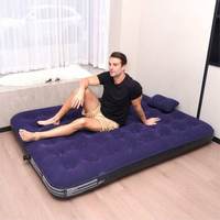 Inflatable Bed Double Side - Blue