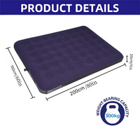Inflatable Bed Double Side - Blue