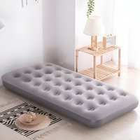 Inflatable Bed Single Size Grey - Grey