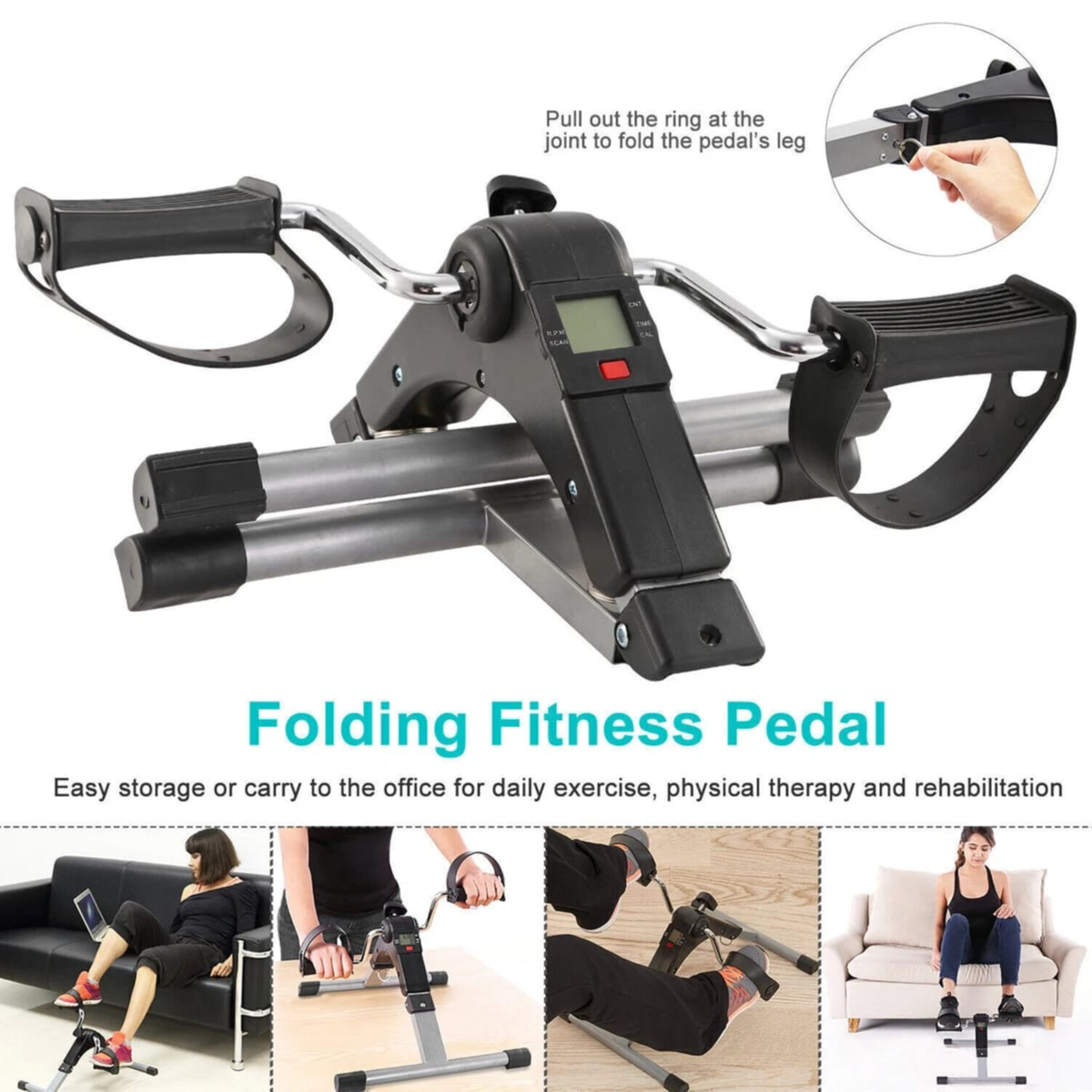 Pedal Exerciser Arm And Leg Foot