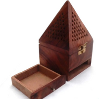 Bakhoor Burner Wooden Large -7128