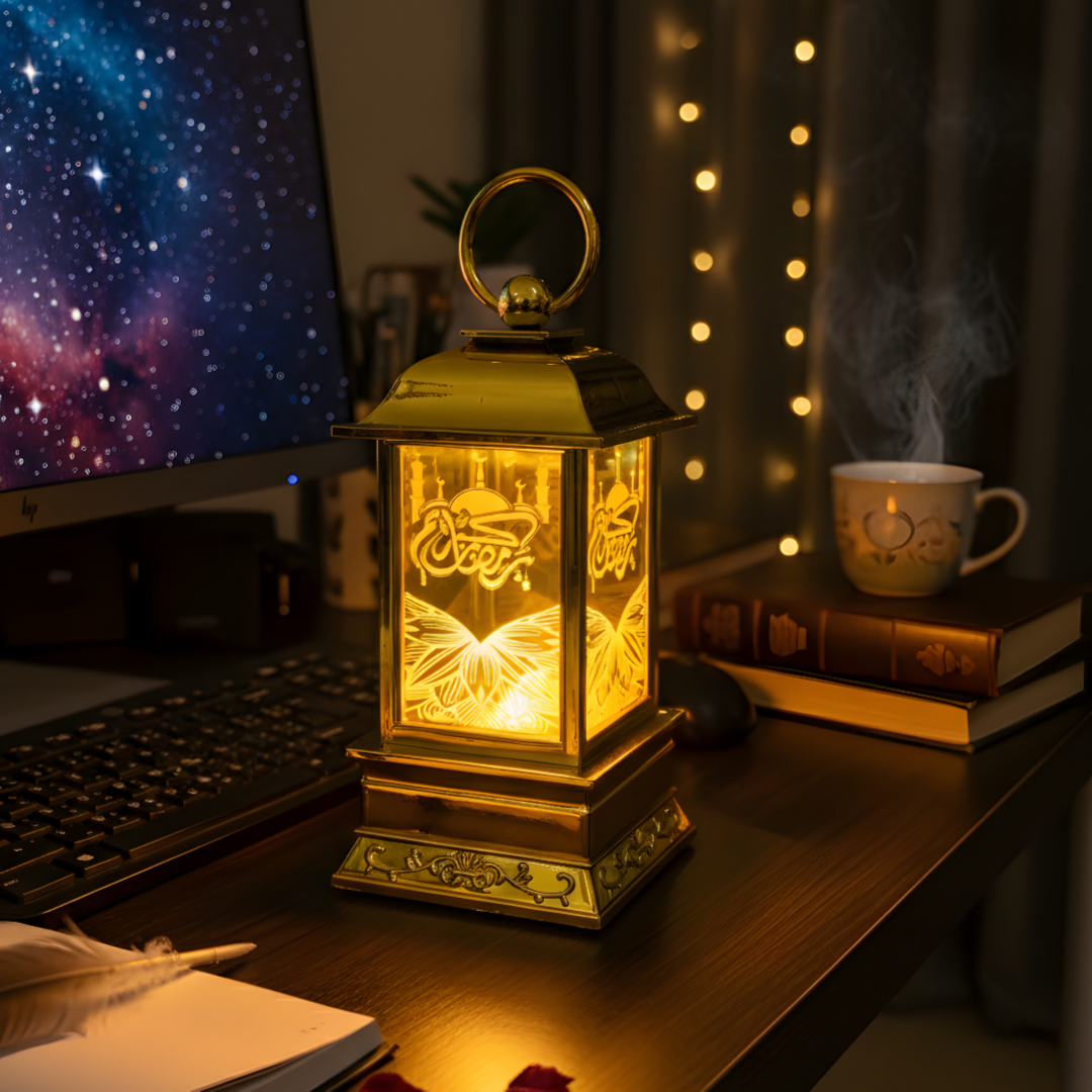 Ramadan Led Decoration Light Lamp - Golden
