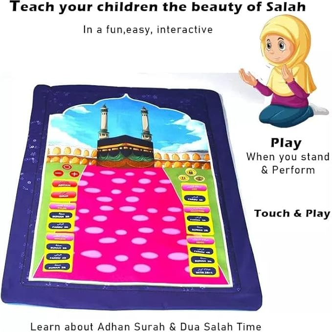 Umeox Educational Prayer Mat For Kids