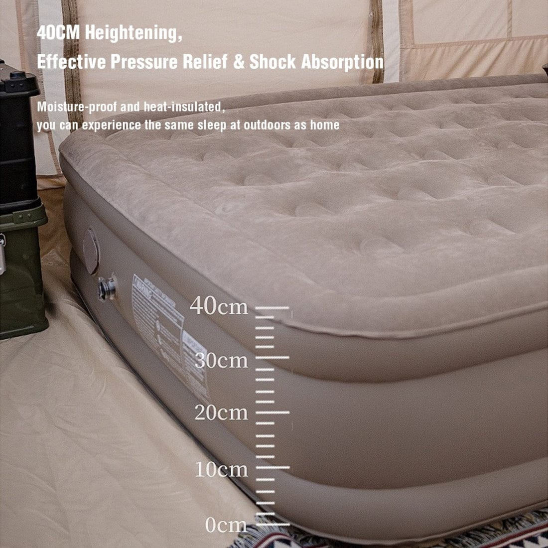 Portable Inflatable Bed Single With Inflating Pump