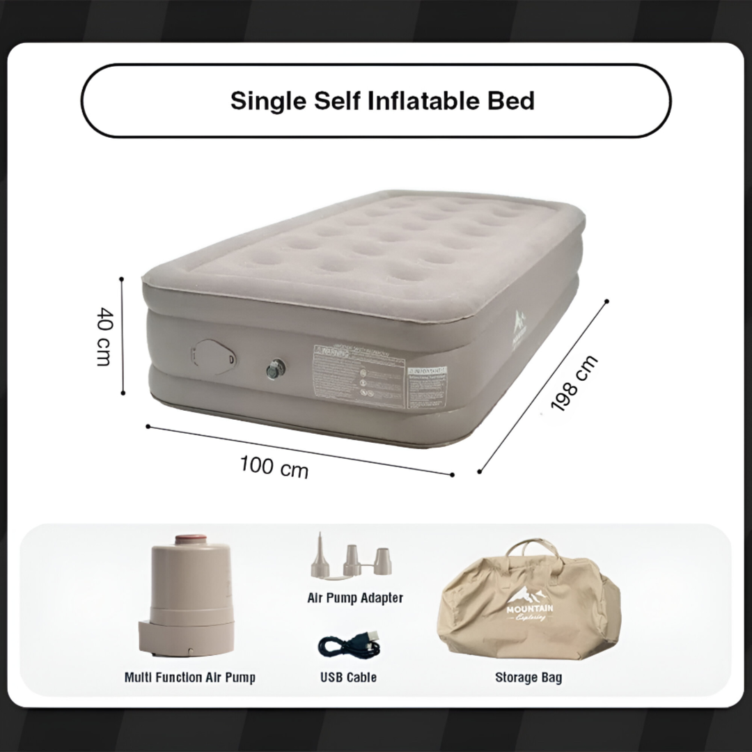 Portable Inflatable Bed Single With Inflating Pump