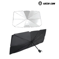 Green Lion Car Windshield Umbrella - Black