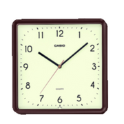 Casio Square Shape Wall Clock Brown Iq152-5Df-Brown